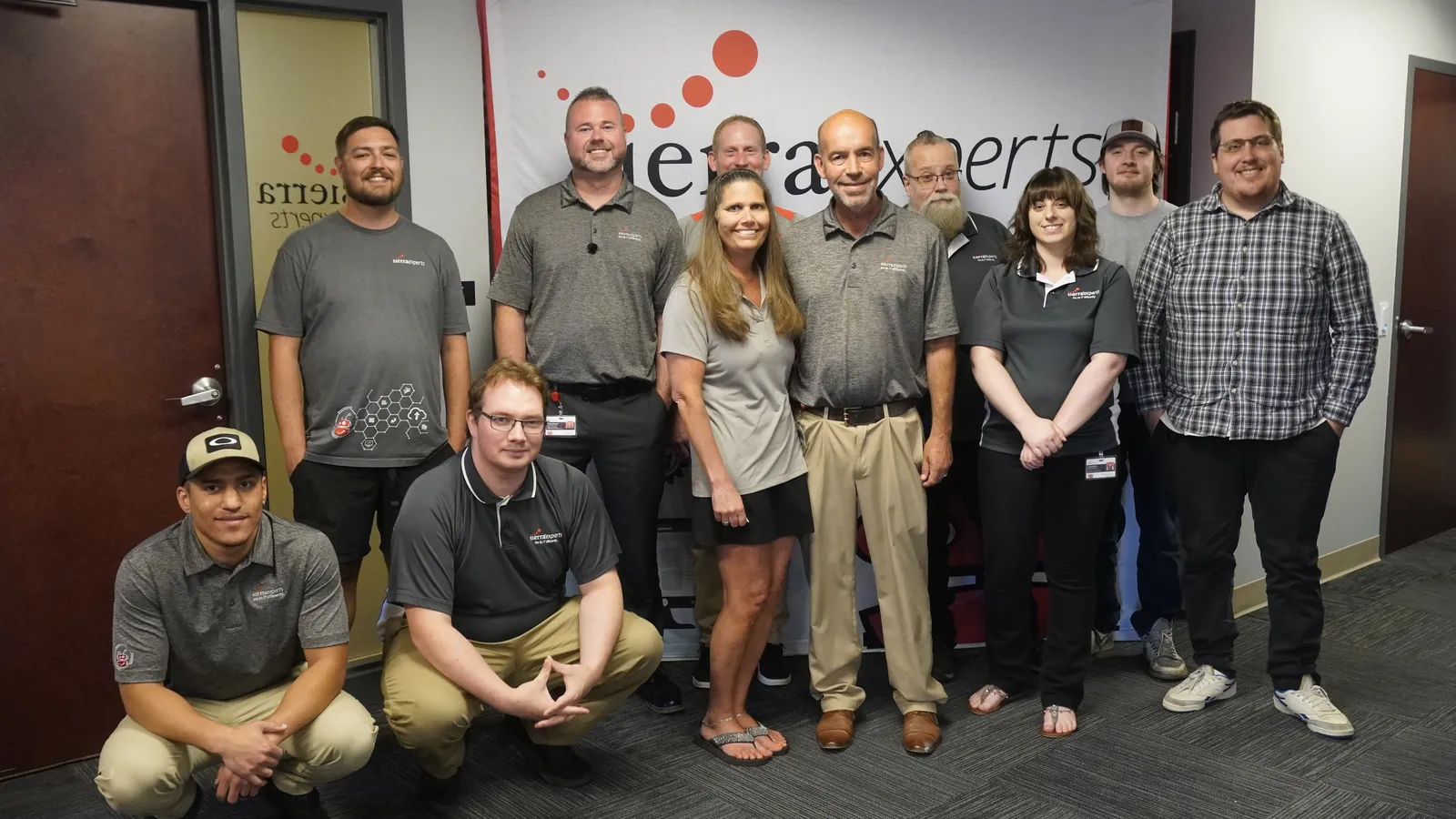The Sierra Experts team at our office in Pittsburgh, Robinson Township