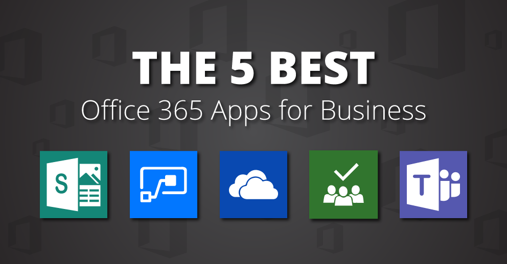 5 office 365 apps blog graphic
