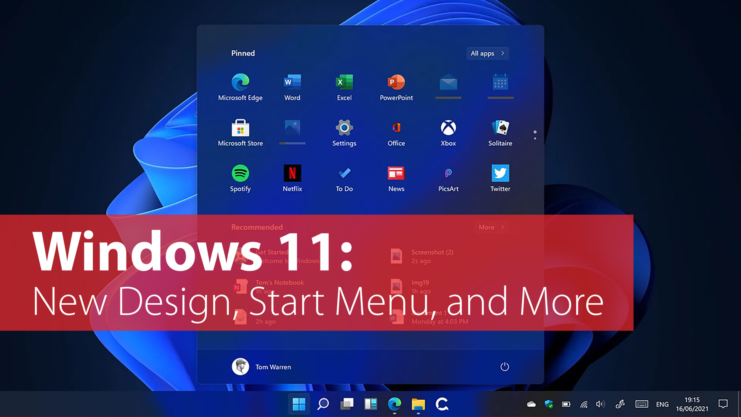Microsoft Announces Windows 11, with A New Design, Start Menu, and More