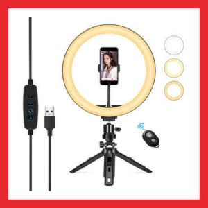 LED Ring Light with Tripod Stand & Phone Holder