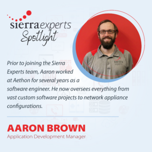 sierra spotlight aaron brown graphic
