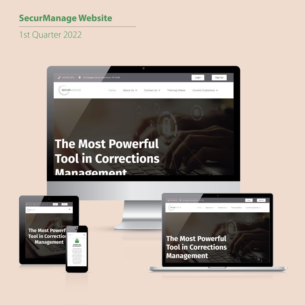 SecurManage website design mockup | Marketing | Pittsburgh Marketing Service | Website Design | Pittsburgh Website Design | Pittsburgh Web Developer | Web Hosting Service