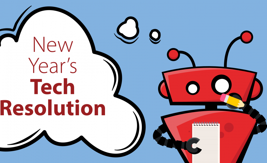 xBert thinking of some tech related New Years resolutions