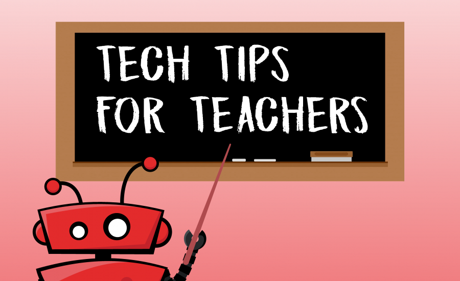 tech tips for teachers graphic with xbert