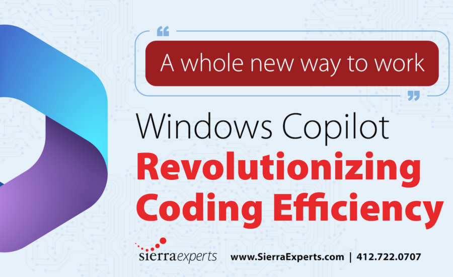 A whole new way to work. Windows Copilot revolutioning coding effifiency