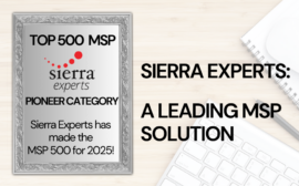 Sierra Experts makes CRN's Top 500 MSP list 2025